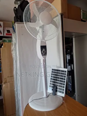Solar Rechargeable Fan