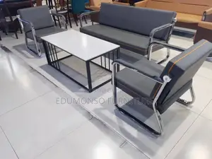 Nidas Metal Sofa Set, Reception Sofa Chairs
