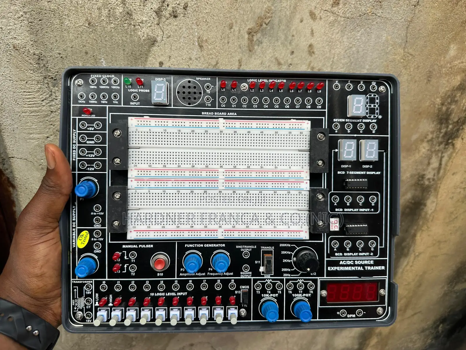 Experimental Trainer for AC/Dc