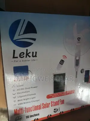 Solar Mp3 Rechargeable Fans Leku