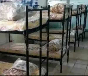 Fabricated Iron Bunk With Mattress