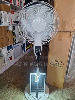 Solar Rechargeable Fan