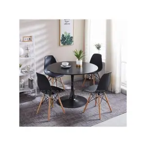Round Dining Table Set With 4 Sitting Chairs