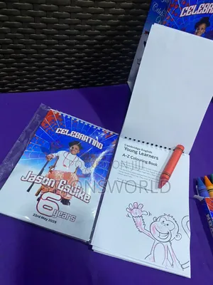 Customized Birthday Colouring Book