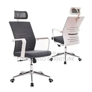 High Back Mesh Ergonomic Swivel Chair With Headrest