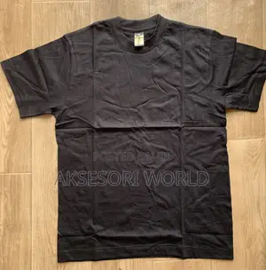 Bulk Order Only Goldstar T-Shirt Plain Black High Neck Tshirt
