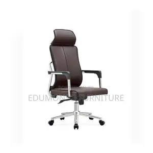 Quality Leather Office Swivel Chair With Headrest