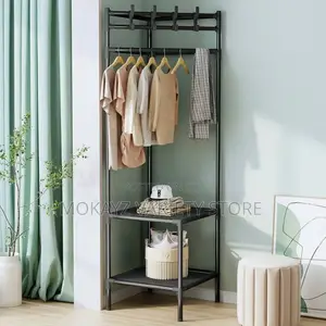 3-Layers Full Iron Multifunctional Storage Corner Rack