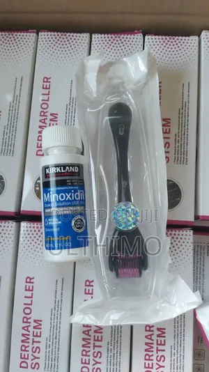 Kirkland Signature Minoxidil and Derma Roller Tool