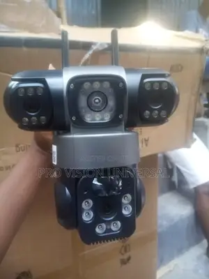 Solar Camera V380 3lens 3view Security Camera 8 Mega Pixel