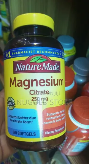 Nature's Made Magnesium Citrate 250mg by 180 Softgels