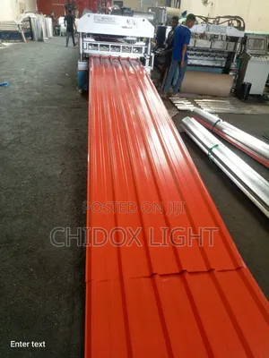 Long Span Design Aluminum Roofing Sheet Oven Baked Red Color