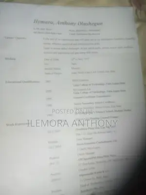 Computing IT CV