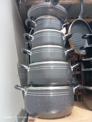 6set Non Stick Pot With Frying