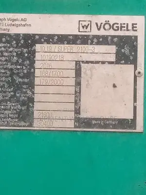 Vogele 2100-3