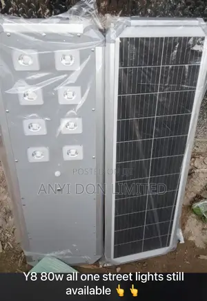 Y8 80w All in One Solar Street Light