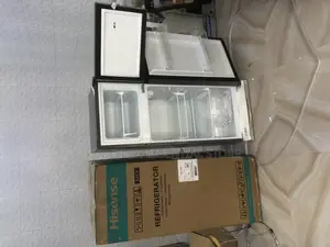 New Hisense Double Door Fridge and Freezer 124l