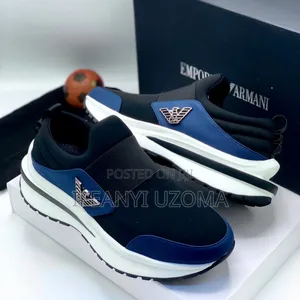 Classic Armani Luxury Designer Sneakers Shoe
