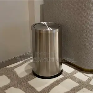 10l Stainless Swing Top Waste Bin