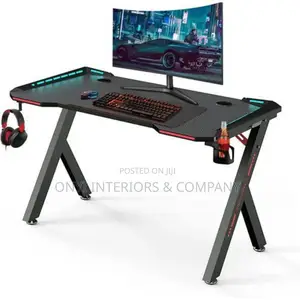 55 Inch Gaming Table With Led RGB Lights,1.4mtr