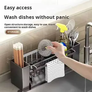 Sink Rack Sink Tidy Sponge Soap Holder