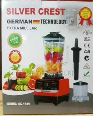 Silver Crest 9500w German Technology Blender Extra Mill Jar