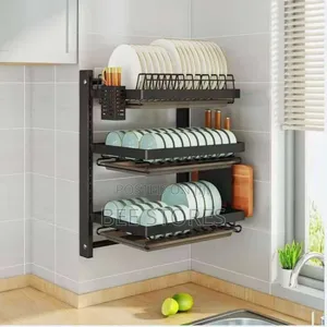 3 Layers Quality Wall Mounted Plate Dish Rack