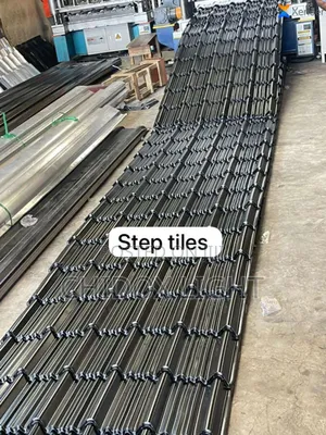 Steptiles Design Aluminum Roofing Sheet Oven Baked Black Col