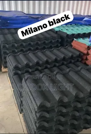 Millano Design Stone Coated Roofing Tiles Black Color