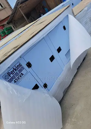 Sp45kva Perkins Diesel Soundproof Gen 2years Wty