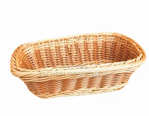 Foreign Woven Bread Food Fruit Basket