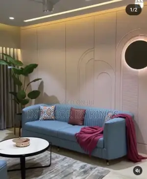 3seater Fabric Sofa and a Center Table Can Be Made in Color