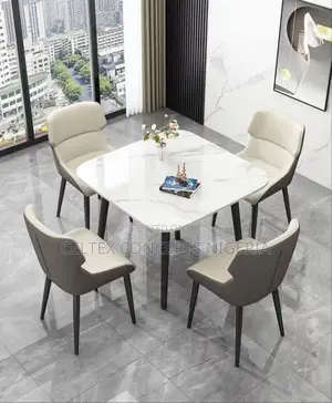 Marble Dining Table With Four Chairs
