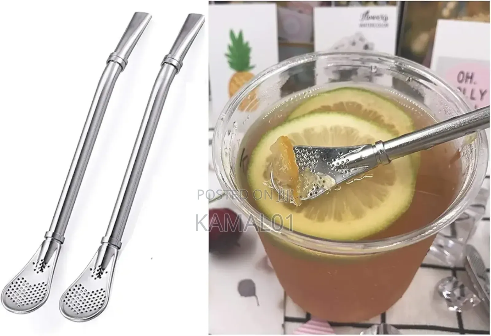 Straw Spoon