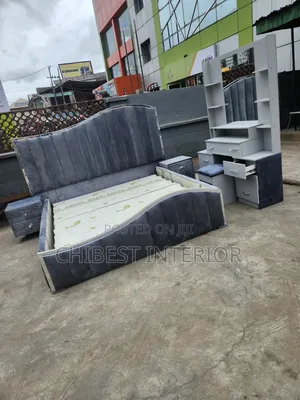 Six by Six Upholstery Bed Bed Stand.