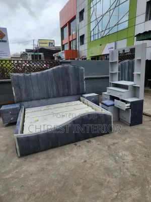 Brand New 6by6 Grey Coloured Bed.