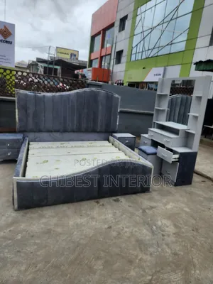 Padded Upholstery Bed Stand 6by6.