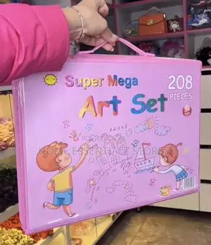 Complete Super Mega Art Set-206 Colors - Children Kids Coloring Set