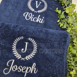 Printed Threaded Towels. 002