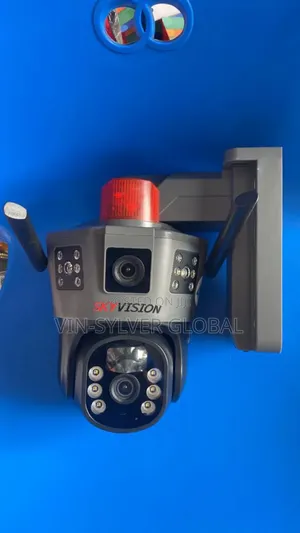 Solar Powered CCTV Camera Tripple View With Two Way Audio