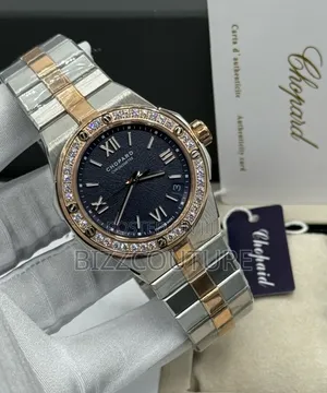 Original Chopard Chronometer Silver Stainless Steel Watch