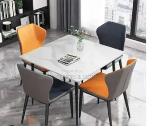 Unique Marble Dining Table With 4 Seats