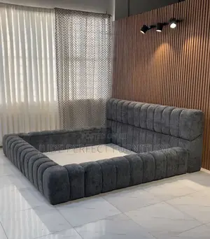 High Quality Family Size Padded Bed Frame