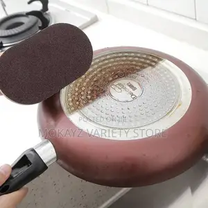 Magic Emery Bath Foot Scrub Kitchen Sponge Brush Handle