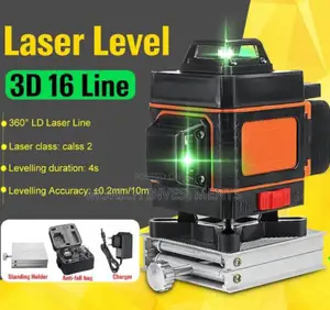 16lines 4d Green Laser Level Self-Leveling With 1.5m Tripod