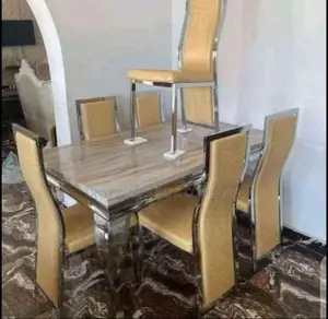 6 Seaters Marble Dining Table
