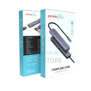 Porodo Blue 7 Port Usb C Hub