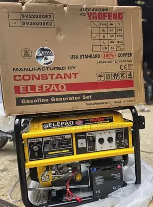 I Have Elepaq Constant Petrol Gen Model Sv28000e2(12.5kva)