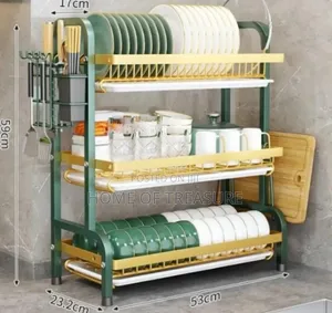 Three Tier Kitchen Dish Rack