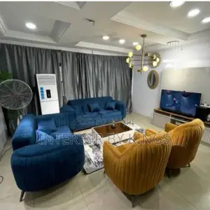 7seater Fabric Sofa + a Center Table Can Be Made in Colors
